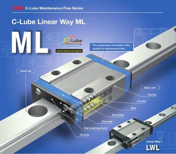 IKO LWL 20-BCS C-LUBE LINEAR WAY ML