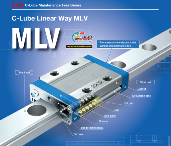 IKO MLV 9 C-Lube Linear Way MLV