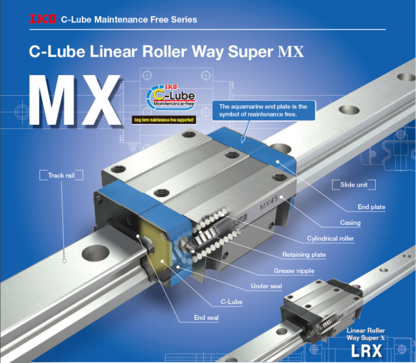 IKO MXSG 35 C-Lube Linear Roller Way Super MX