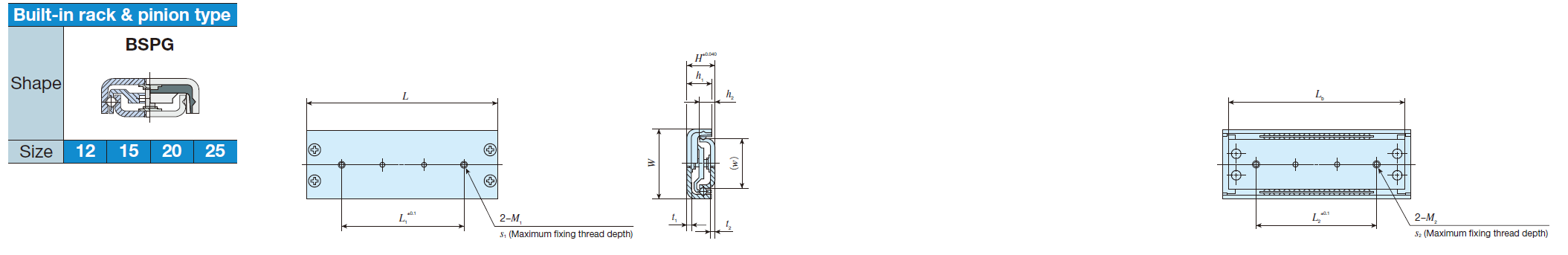 IKO BSPG 12 35 SL Precision Linear Slide