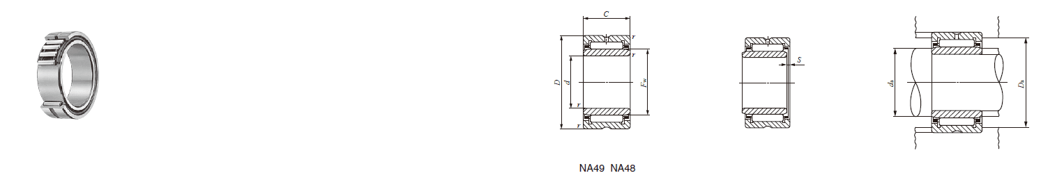 IKO NA 4936,NA 4836 MACHINED TYPE NEEDLE ROLLER BEARINGS IKO NA 4936,NA 4836 MACHINED TYPE NEEDLE ROLLER BEARINGS