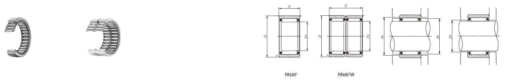IKO RNAF 102012,RNAF 122212 NEEDLE ROLLER BEARINGS WITH SEPARABLE CAGE IKO RNAF 102012,RNAF 122212 NEEDLE ROLLER BEARINGS WITH SEPARABLE CAGE