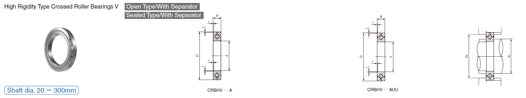 IKO CRBHV 3010 A,CRBHV 3010 A UU CROSSED ROLLER BEARINGS