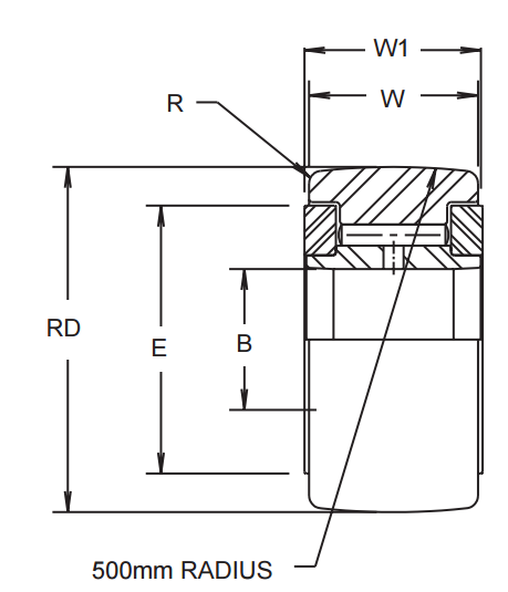 MCGILL MCYRR-6,MCYR-6 METRIC CAMROL BEARINGS MCYR SERIES