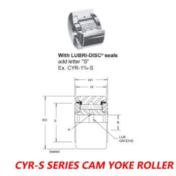 MCGILL CYR-2-S BEARINGS , CAMROL® CAM FOLLOWER BEARINGS