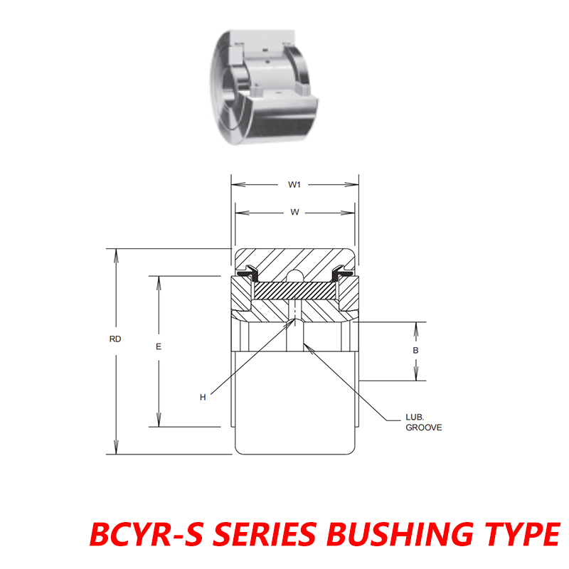 CAMAROL® Cam Follwoers Bearings BCYR-S SERIES BUSHING TYPE