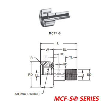 MCGILL MCF-90-S BEARINGS , METRIC CAMAROL® Bearings