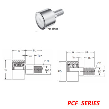 MCGILL PCF-5 BEARINGS , TRAKROL® Bearings PCF SERIES