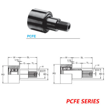 MCGILL FCFE-4 BEARINGS , TRAKROL® Bearings PCF SERIES